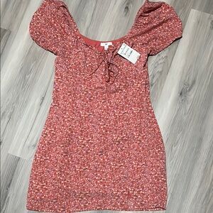 Floral Puff Sleeve Dress